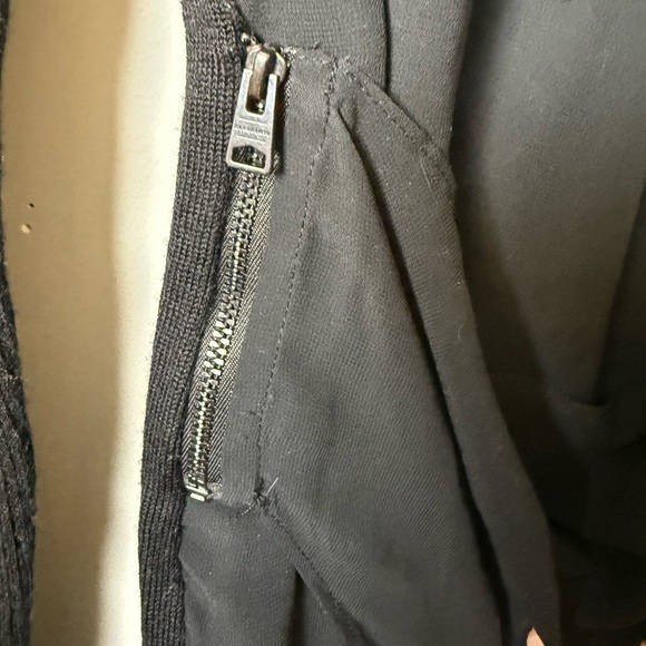 All Saints Drina V-Neck Merino Wool Long Sweater Mini Dress XS - Picture 9 of 10